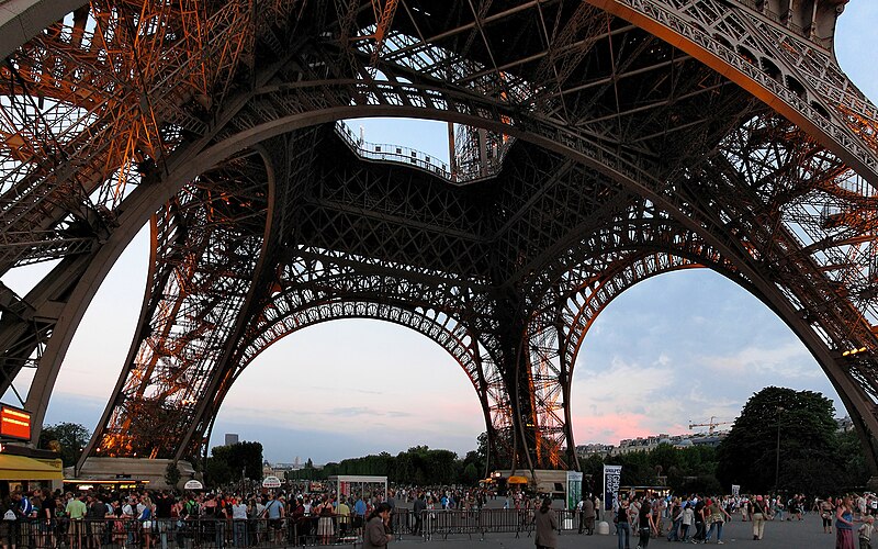 File:Underneath Eiffel Tower by IvanAndreevich.jpg