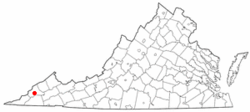 Location in the Commonwealth of Virginia