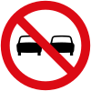 No overtaking