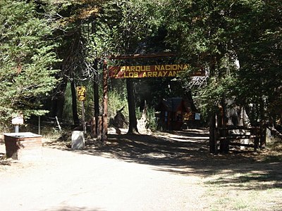 Entrée du Parc national Los Arrayanes, dans l'isthme de Quetrihué.