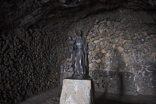 Statue of the Virgin of Candelaria, in the cave of Achbinico.