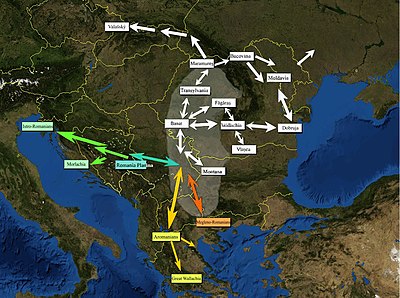 Migrazioni degli Arumeni (Vlachs)