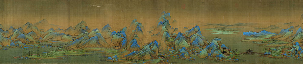 XII საუკუნის პანორამა, ვანგ ქსიმენგი (Wang Ximeng, Song dynasty)