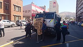 Actievoerders eisen het vertrek van Zuma, 2017