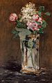 Édouard Manet: Blumen in einer Kristalvase um 1882