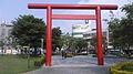 冈山神社鸟居，现为冈山公园牌坊