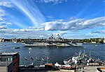 USS Kearsarge i Stockholms ström, juni 2022