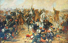 art: charge of Alfonso's cavalry