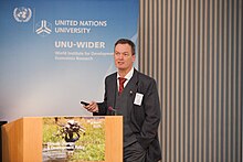Presentation on climate finance by Soren E. Lutken, UNEP Senior Adviser, 2012 1.1- Carbon Financing (10036842386).jpg