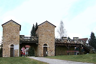 La porta pretoria del forte di Welzheim