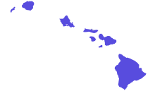2016 United States Senate election in Hawaii results map by county.svg