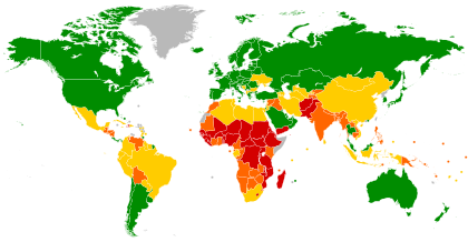 The world map representing Human Development Index categories (based on 2021 data, published in 2022)
.mw-parser-output figure[typeof="mw:File/Thumb"] .image-key>ol{margin-left:1.3em;margin-top:0}.mw-parser-output figure[typeof="mw:File/Thumb"] .image-key>ul{margin-top:0}.mw-parser-output figure[typeof="mw:File/Thumb"] .image-key li{page-break-inside:avoid;break-inside:avoid-column}@media(min-width:300px){.mw-parser-output figure[typeof="mw:File/Thumb"] .image-key,.mw-parser-output figure[typeof="mw:File/Thumb"] .image-key-wide{column-count:2}.mw-parser-output figure[typeof="mw:File/Thumb"] .image-key-narrow{column-count:1}}@media(min-width:450px){.mw-parser-output figure[typeof="mw:File/Thumb"] .image-key-wide{column-count:3}}
.mw-parser-output .plainlist ol,.mw-parser-output .plainlist ul{line-height:inherit;list-style:none;margin:0;padding:0}.mw-parser-output .plainlist ol li,.mw-parser-output .plainlist ul li{margin-bottom:0}
Very high
High
Medium
Low
No data 2021-22 UN Human Development Report (multicolor).svg