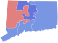 Results for the 2022 Connecticut State Comptroller election by congressional district.