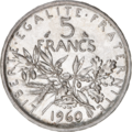 5 francs Semeuse (1960)