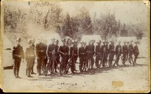 A Line of Soldiers from Company A of the 8th Infantry in Pine Ridge, South Dakota November 1890 A Line of Soldiers from Company A of the 8th Infantry in Pine Ridge, South Dakota (8ffc0b1404a14770ad8787a943dfada7).tif
