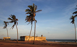 Old trading fort in Ada Foah