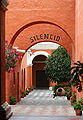 Patio el Silencio del Monasterio de Santa Catalina (diciembre)