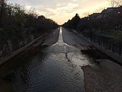 View from Brenman Park upper footbridge