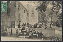 Bains-d'Avène. - Vue de la terrasse, 1913