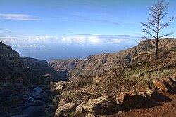 Erque Canyon in Vallehermoso