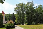 Baumgruppe beim Sportplatz in Schloß Rosenau