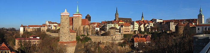 Bautzen şəhərinin panoraması