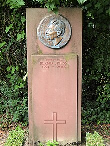 Bernd Spiessl, 1921–2002, Grab auf dem Friedhof Wolfgottesacker, Basel