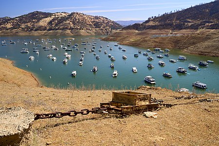 Lake Oroville drought, by Frank Schulenburg