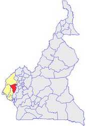 Dipartimento di Koupé-Manengouba – Mappa