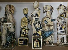 Jansen Čapar. Ceramic sculptures. Height: 60 cm. 1988-2015.