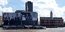 ☎∈ The Sea Containers House decorated for Queen Elizabeth II's Diamond Jubilee and the OXO Tower in August 2012.