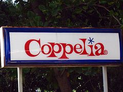 Old logotype at Coppelia Havana.