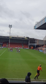 Daphne van Domselaar saving a free kick for Tottenham Hotspur against Aston Villa, 21 October 2023; Aston Villa 2 - 4 Tottenham Hotspur. Daphne van Domselaar saves free kick against Aston Villa.png