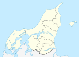 Agerøs läge i Region Nordjylland