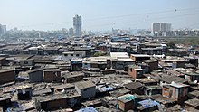 Dharavi shanty town in Mumbai Dharavi India.jpg