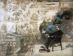 El sueño de Dickens por Robert William Buss