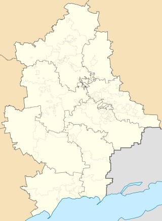 Сєдове. Карта розташування: Донецька область