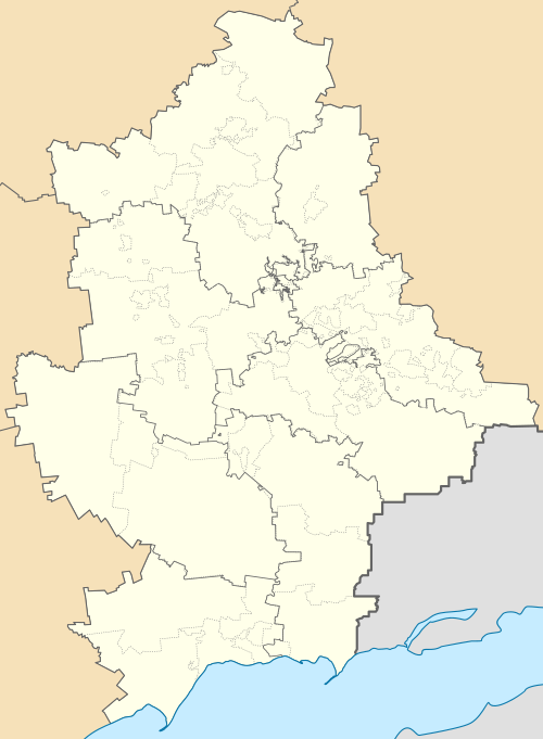Donetskin alueen kaupunkeja