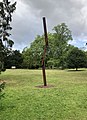 Dreiteilige Vertikale 2014, seit 2019 im Lantz’schen Park, Düsseldorf-Lohausen