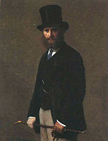 Portrait d’Édouard Manet, 1867, Chicagoko Arte Institutua.