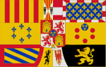 Estandarte real de España, Casa de Borbón (1761-1931) .svg