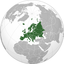 Europe orthographic Caucasus Urals boundary (with borders).svg