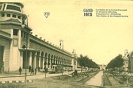 Halles du pavillon de la France.