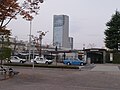 東口（2011年11月）中央付近の高層ビルは郡山ビッグアイ