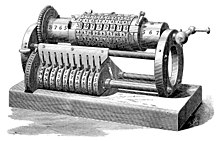 Grant's Barrel, 1877 Grant mechanical calculating machine 1877.jpg