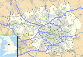 Map showing the location of Whittaker Wood