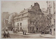 O grande edifício em Alte Gröningerstraße 20, comprado em 1755 por Paul Berenberg como sede da empresa Berenberg