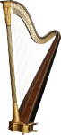 A harp by Sébastien Erard, London, 1826.