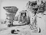 Dancer's Rock, 1879, Walpi, Arizona, photo by John K. Hillers