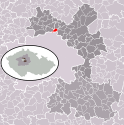 Hovorčovice – Mappa